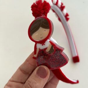 Tiara Chapeuzinho Vermelho