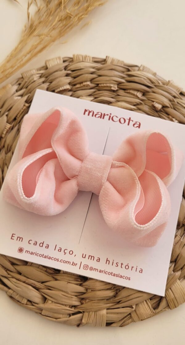 Laço Carol veludo - Imagem 4