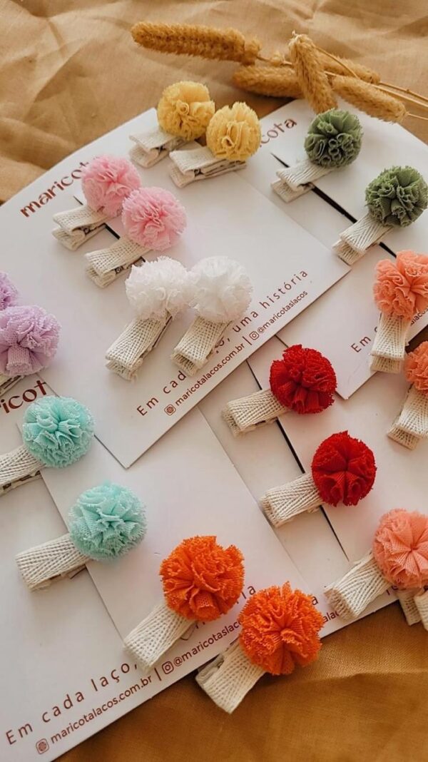 Par pompom aplique