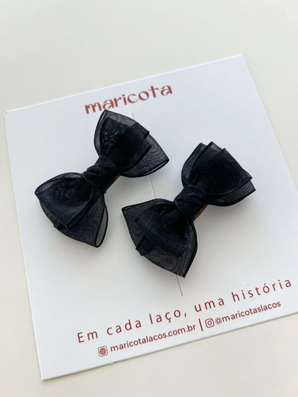 Par Celina organza tam PP - Imagem 3