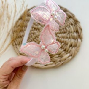 Tiara borboletas luxo