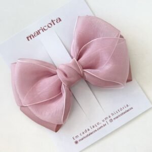 Laço Renata duplo organza tam M