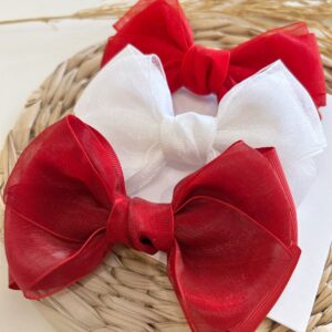 Laço Renata duplo organza