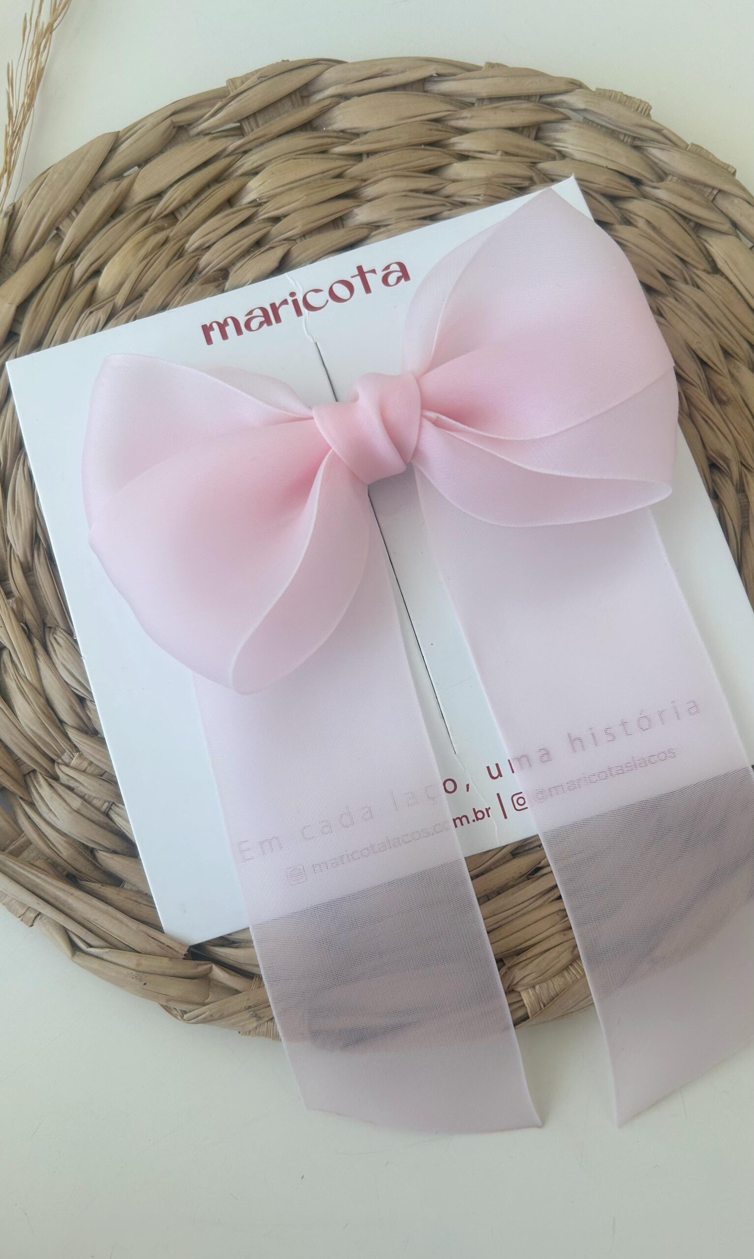 Laço Rosane organza tamanho M