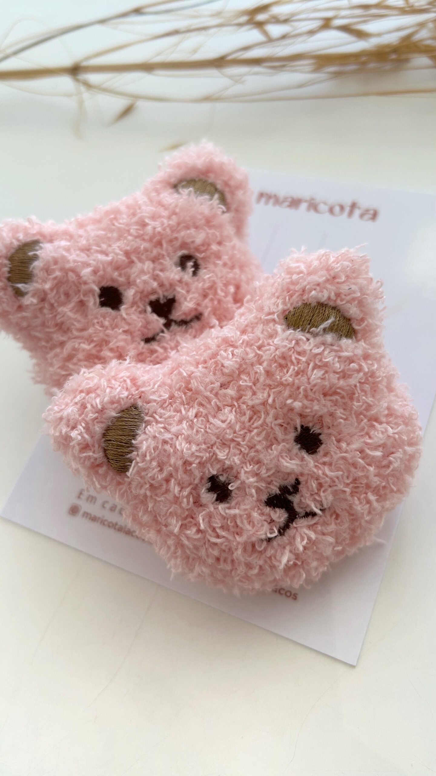 Par Urso pelúcia luxo