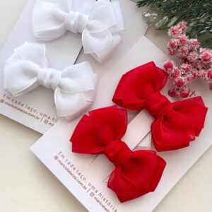 Par Renata duplo organza tamanho P