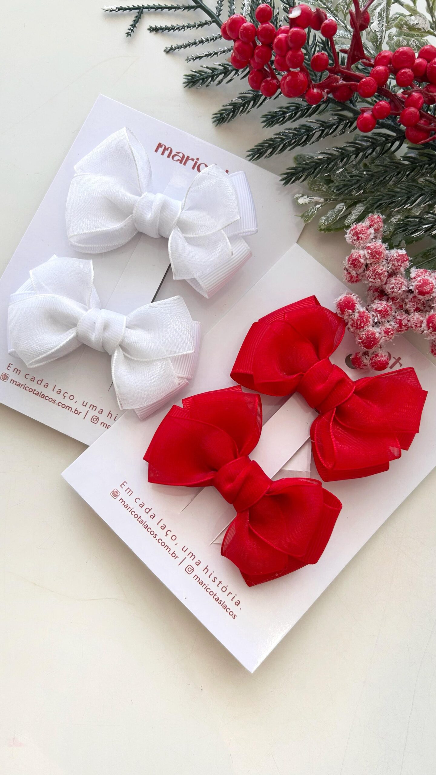 Par Renata duplo organza tamanho P