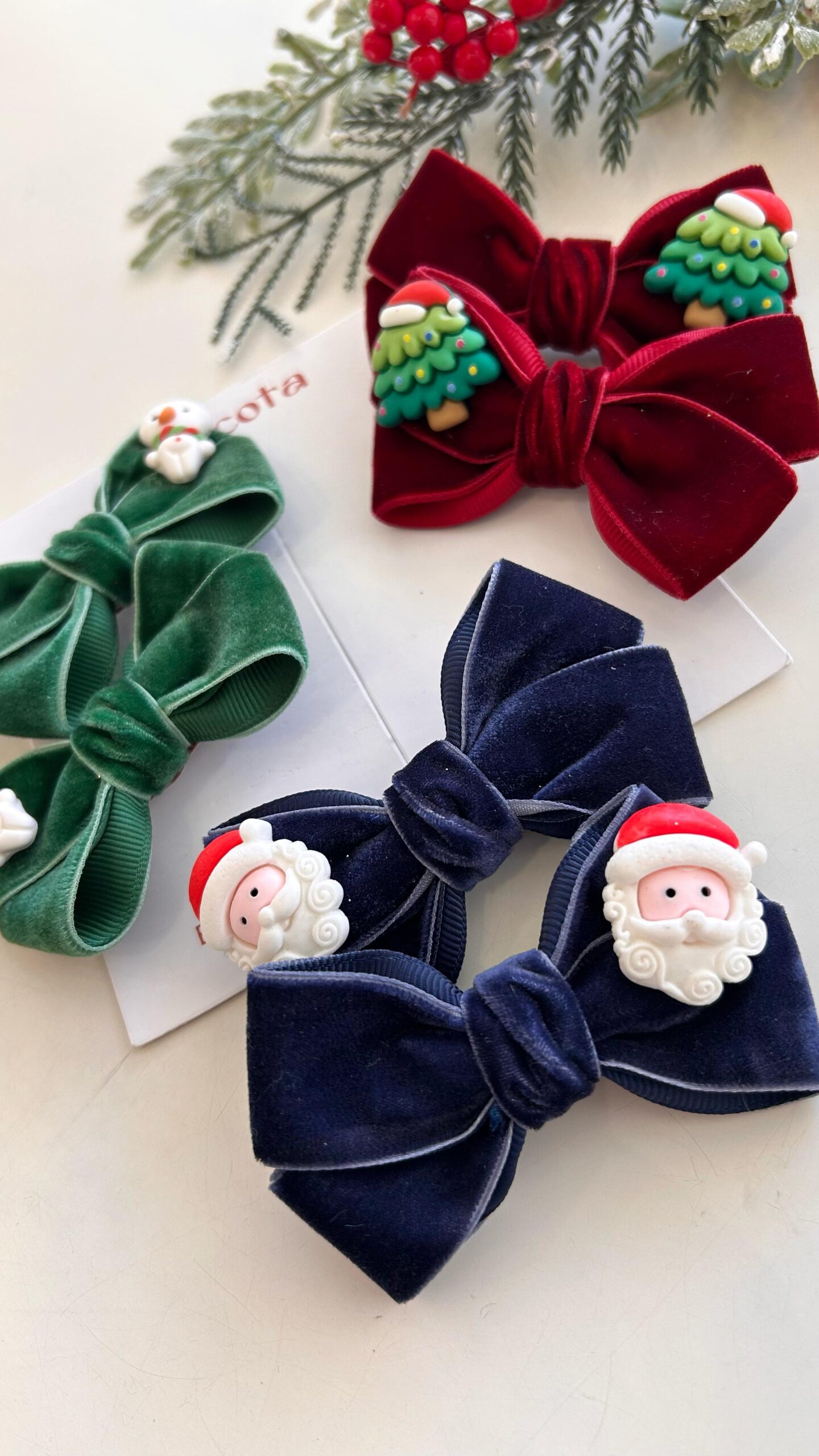 Par Renata veludo aplique tamanho P