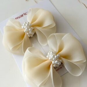 Par Celina Organza Meio Bordado M