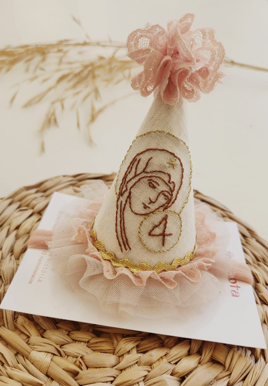 Chapéu aniversário Nossa Senhora do Perpétuo Socorro.