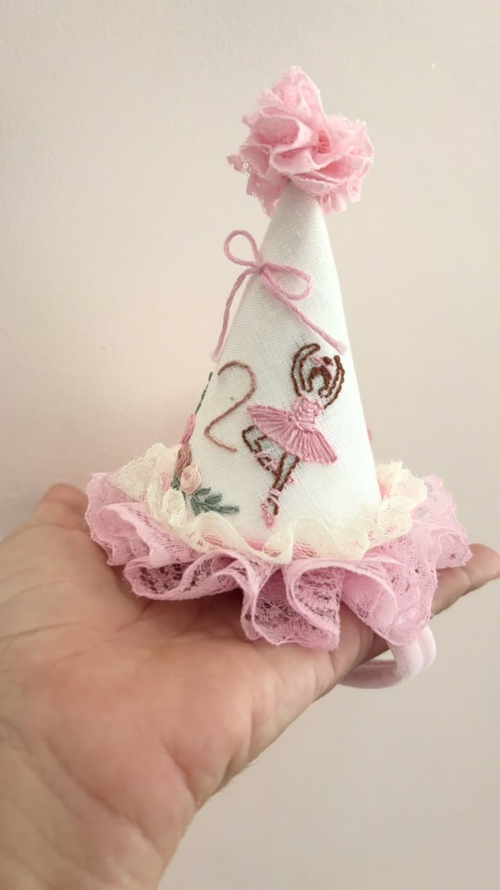 Chapéu aniversário Bailarina