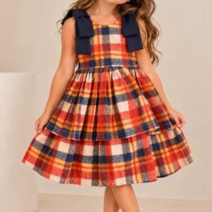 Vestido Livia xadrez